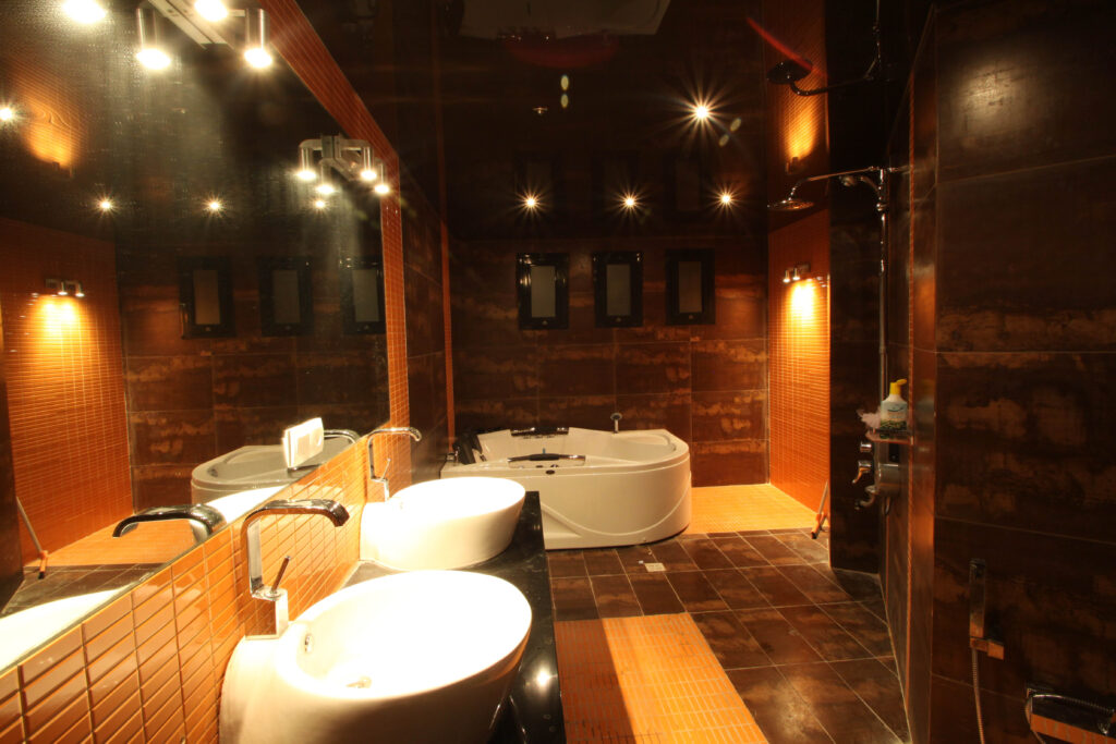 Applications Of Stretch Ceilings - Bathrooms